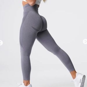 NVGTN Grey contour seamless leggings